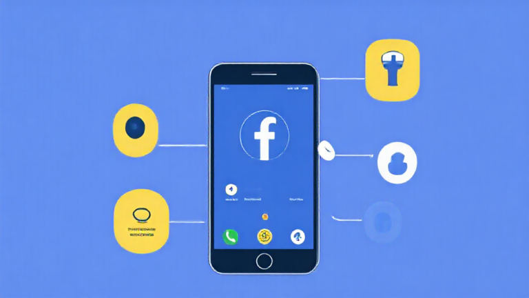 Imagem mostrando a otimização de aplicativos do Facebook em dispositivos móveis iOS e Android.