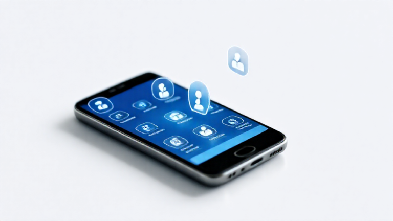 Imagem de um dispositivo móvel exibindo o aplicativo do Facebook otimizado