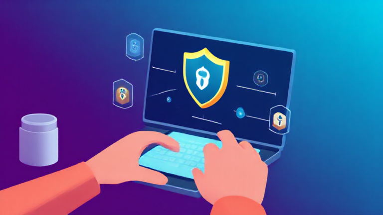 Imagem de um smartphone com proteção antivírus destacada.