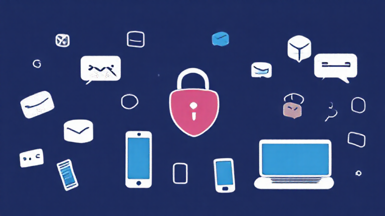 Imagem representativa de segurança e privacidade em aplicativos de mensagens iMessage.