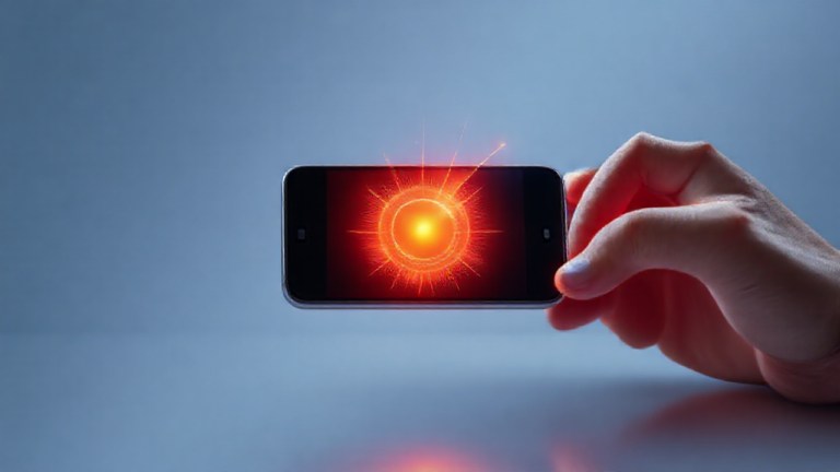 Imagem demonstrando aplicativo de otimização de memória em smartphone, ilustrando limpeza e melhoria de desempenho.