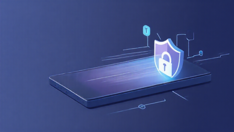 Imagem destacando a proteção de dispositivos móveis contra spyware e malware.