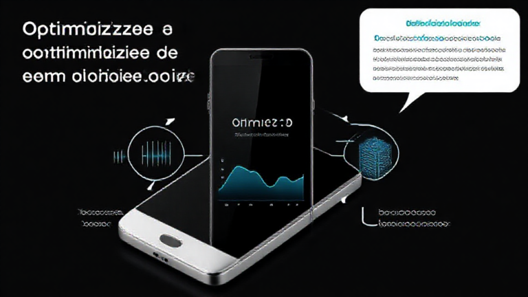Imagem ilustrativa de um aplicativo de otimização de memória para dispositivos Android e iOS em funcionamento.