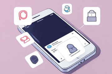 Imagem de destaque mostrando um usuário verificando visitantes no perfil do Instagram através de um aplicativo no celular.