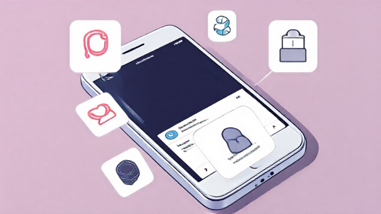 Imagem de destaque mostrando um usuário verificando visitantes no perfil do Instagram através de um aplicativo no celular.