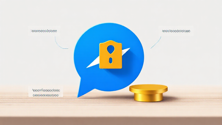 Ilustração de aplicativo monitorando mensagens no Facebook Messenger sob a ótica da segurança de dados.