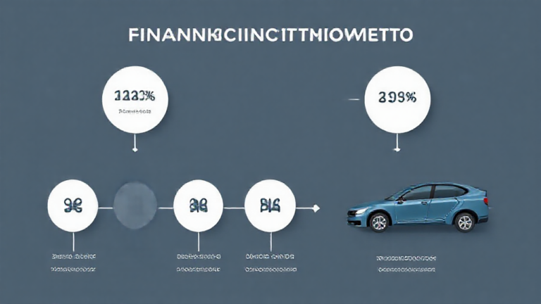 Imagem de um carro novo, destacando o tema de financiamento automotivo.