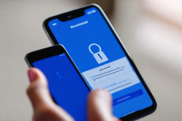 Imagem ilustrando a otimização do aplicativo Facebook em dispositivos móveis, destacando aspectos de segurança e integração.