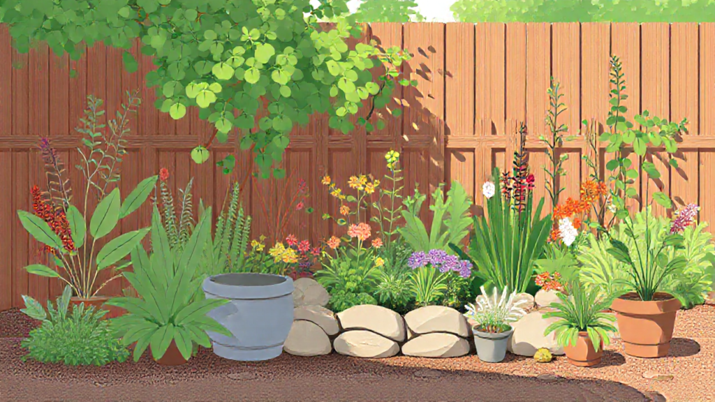 Imagem de um jardim doméstico com repelentes caseiros mostrando suas aplicações