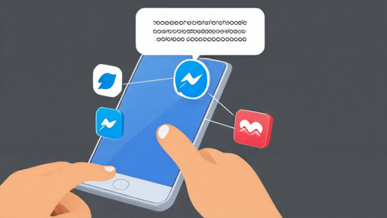 Tela de smartphone exibindo aplicativos de recuperação de mensagens para Android e iOS.