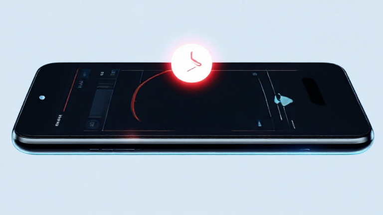 Imagem de celular iOS com aplicativo otimizado para performance e interface