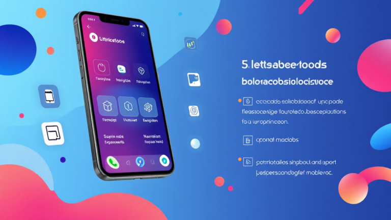 Imagem de um celular exibindo opções de otimização para Facebook.