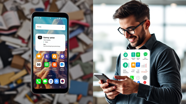 Imagem representativa de otimização de memória em celulares Android e iOS.