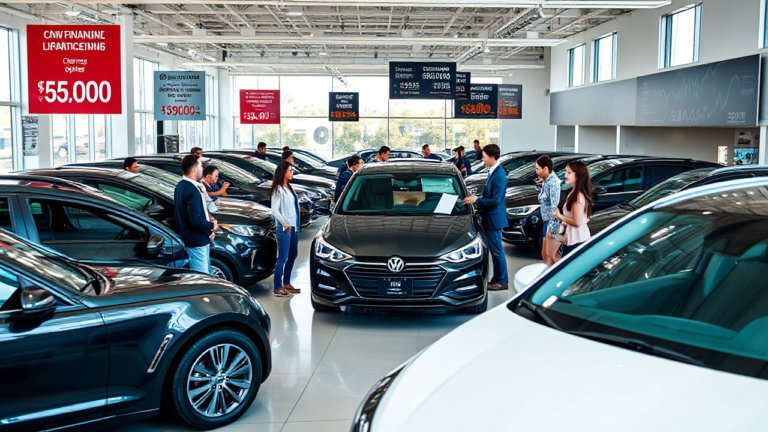 Imagem representativa do financiamento de carros no México, destacando as opções e taxas disponíveis para consumidores.