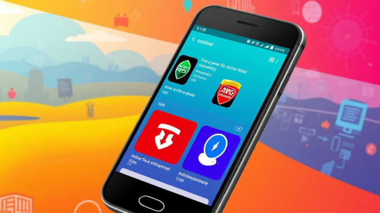 Imagem ilustrativa sobre aplicativos de antivírus gratuitos para Android e iOS.