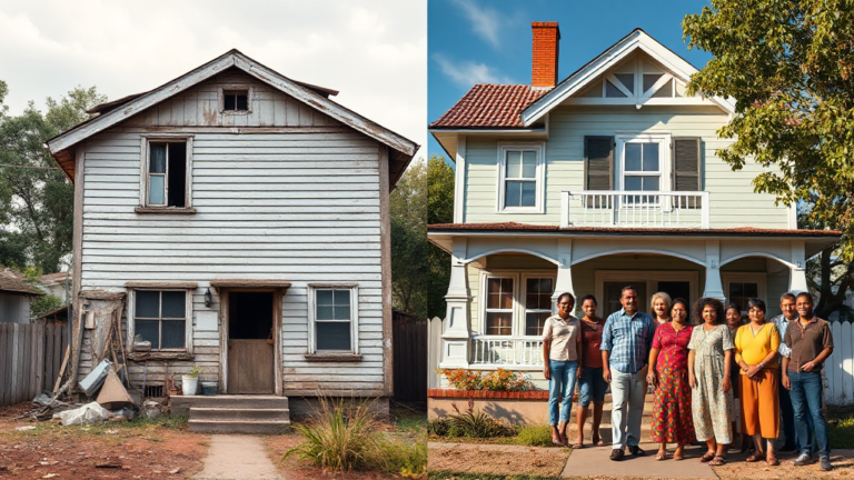 Imagem do programa Lar Doce Lar trazendo transformação para uma família em necessidade.