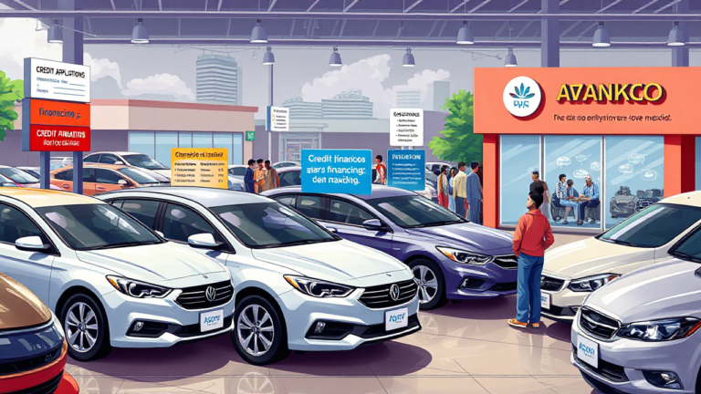 Imagem representativa sobre financiamento de carros no México.