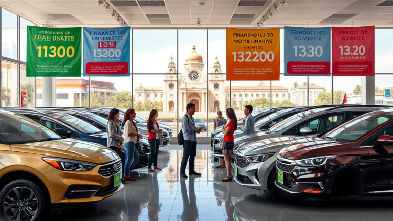 Imagem ilustrativa sobre financiamento de carros no México.
