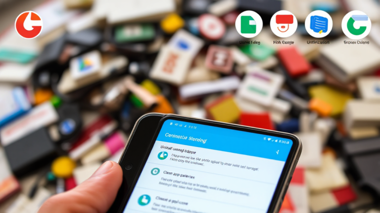 Aplicativo que ajuda na limpeza de armazenamento de celulares Android e iOS.