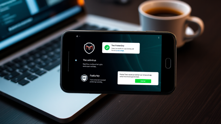 Imagem ilustrativa de antivírus para celulares Android e iOS