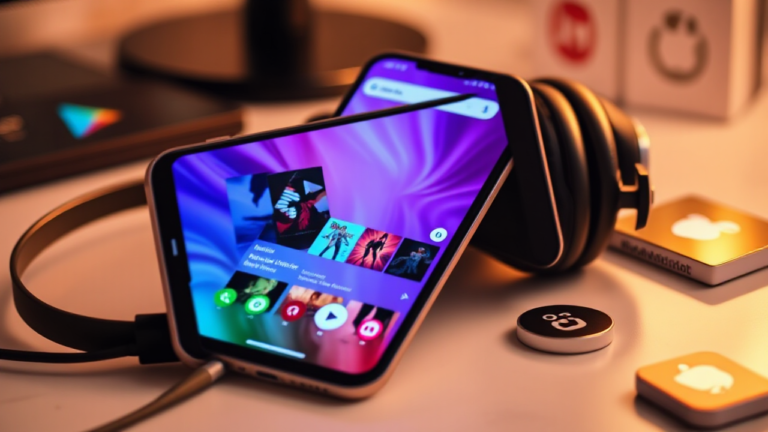 Imagem do aplicativo para escutar música no celular, disponível para Android e iOS.