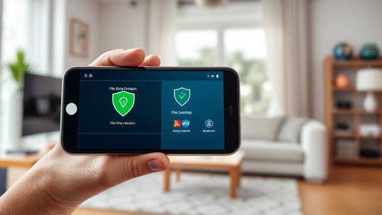 Imagem ilustrativa dos melhores antivírus gratuitos para celulares.