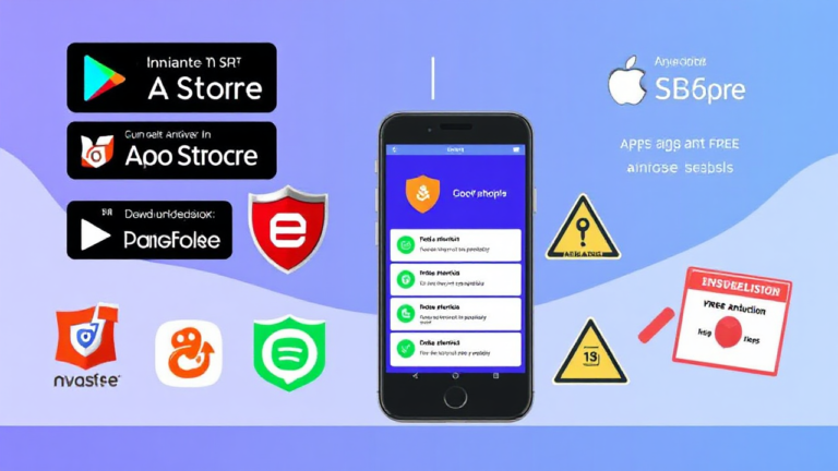 Imagem ilustrativa de aplicativos de antivírus gratuitos para Android e iOS.