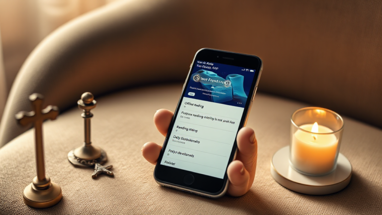 Imagem ilustrativa de aplicativos celulares para leitura da Bíblia