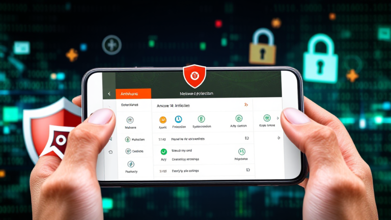 Imagem de antivírus gratuito disponível para Android e iOS