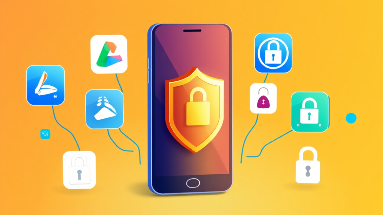 Imagem de diversos aplicativos de antivírus disponíveis na PlayStore e AppStore para dispositivos Android e iOS.