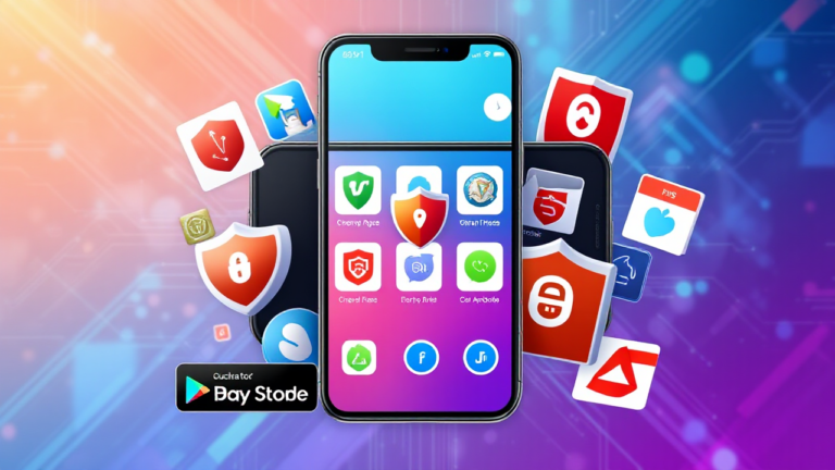 Imagem ilustrativa sobre aplicativos de antivírus gratuitos para Android e iOS.