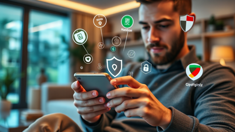 Imagem ilustrativa sobre aplicativos de antivírus gratuitos para celulares Android e iOS.