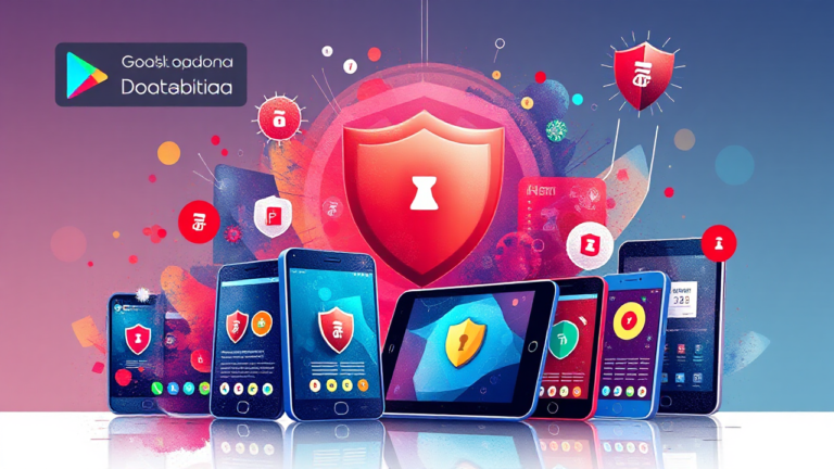 Imagem de vários aplicativos de antivírus gratuitos disponíveis para Android e iOS na Play Store e App Store.