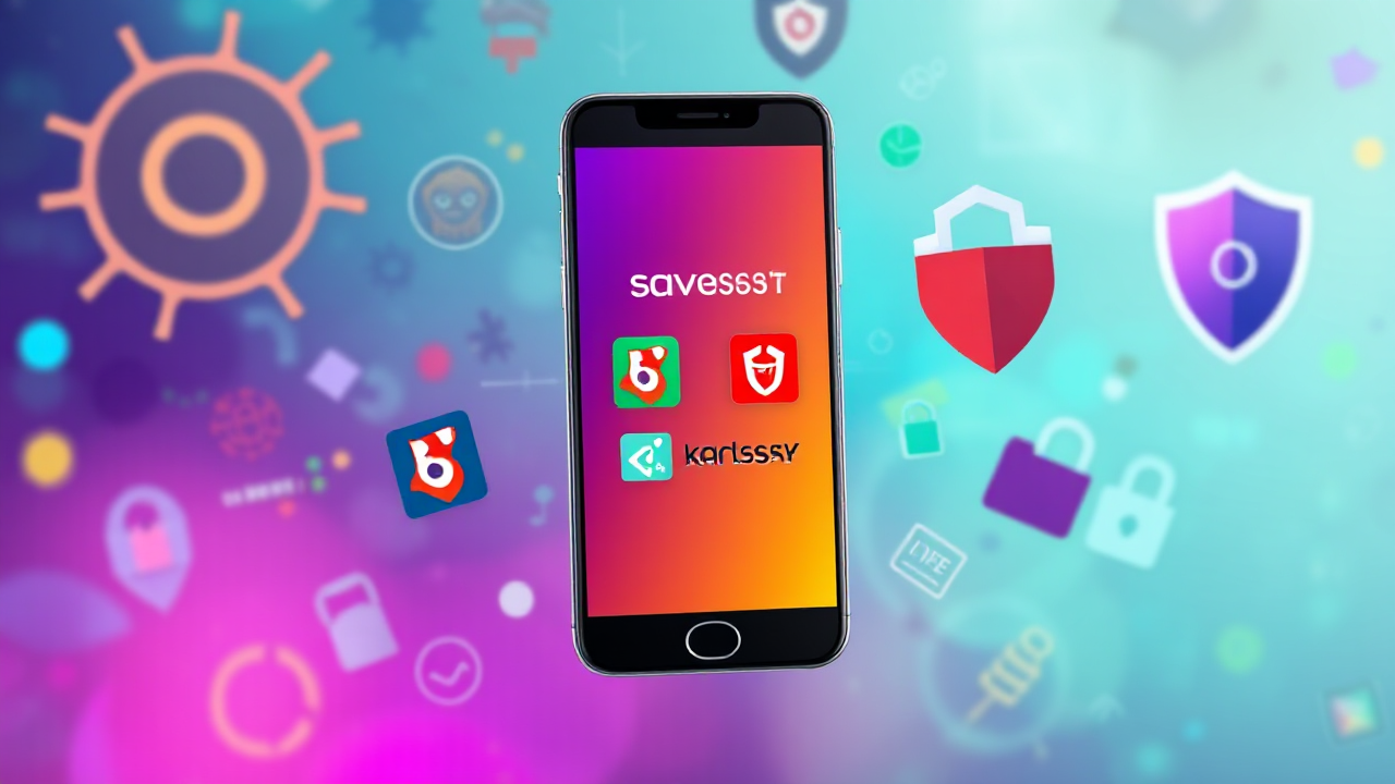 Imagem de aplicativos de antivírus gratuito para dispositivos Android e iOS