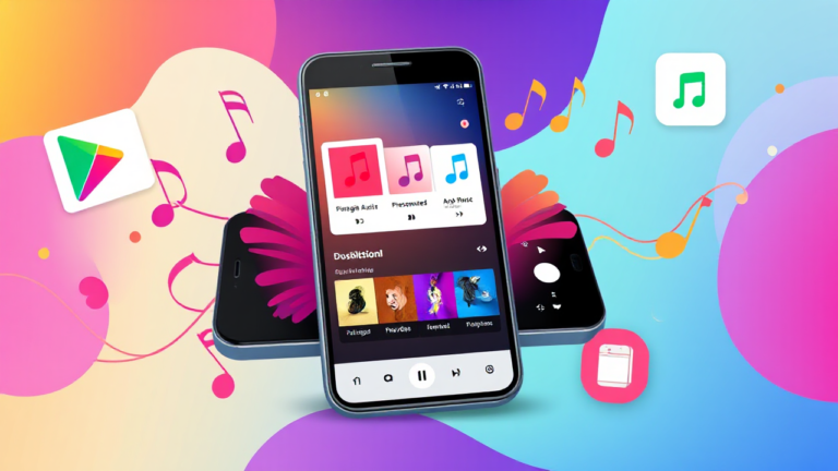 Imagem ilustrativa de aplicativos para escutar música no celular.