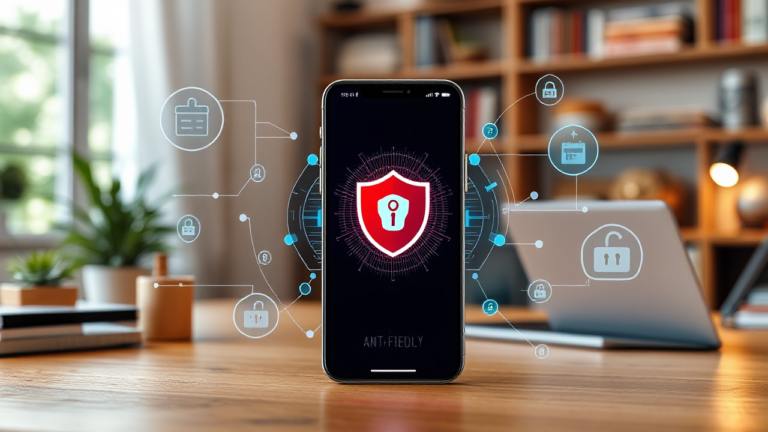 Imagem representativa da proteção de celulares contra vírus com antivírus.