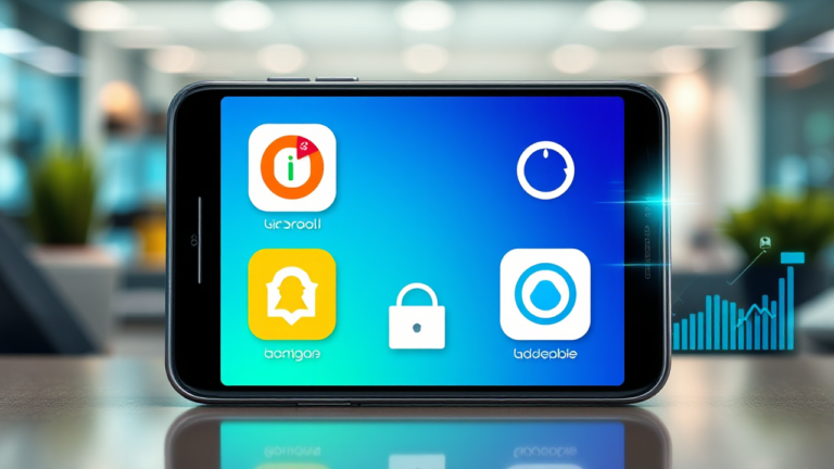 Imagem ilustrativa de aplicativos para otimização de memória no celular.