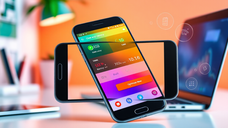 Imagem ilustrativa do aplicativo para limpar e otimizar a memória RAM de celulares Android e iOS.