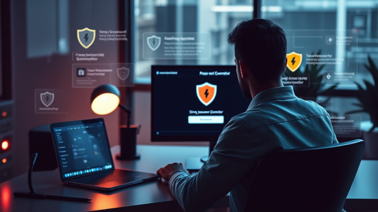 Imagem ilustrativa sobre proteção de dados e segurança digital contra hackers e vírus.