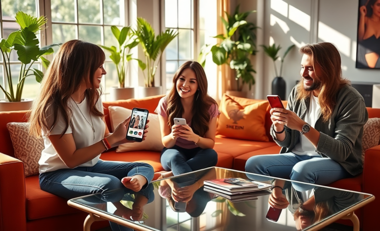 Imagem destacada mostrando as últimas tendências disponíveis no App da SHEIN.