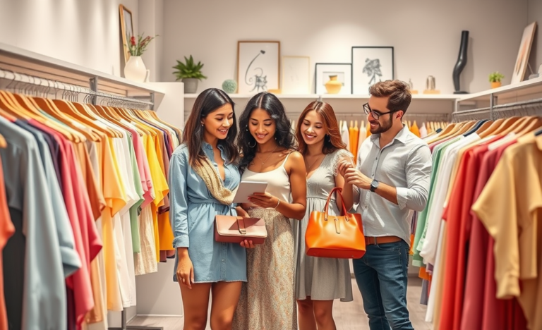 Illustrative image of the SHEIN evaluation program with items available for review.